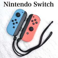 Nintendo Switch 純正ジョイコン ストラップ付