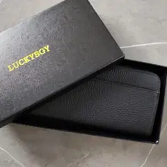 長財布 レディース 本革 財布 ラウンドファスナー 大容量 ボックス型小銭入 黒