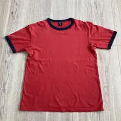 メキシコ製　GAP リンガーTシャツ レッド ネイビー XS 2001年製のサムネイル