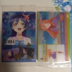 海未ことりサインあり　WS ラブライブμ's２年生デッキ 海未ことりサインあり WS ラブライブμ's2年生デッキ カード