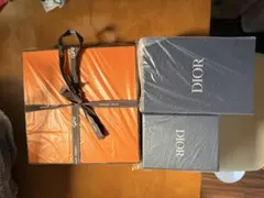 空箱セット/エルメス × ディオール 空箱3点セット ギフトボックス リボン付き