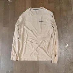 patagonia ベージュ 長袖シャツ
