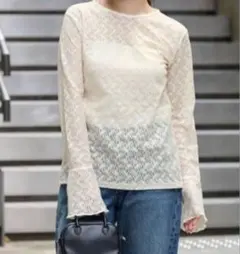 ジャーナルスタンダードrelume リーフレースプルオーバー