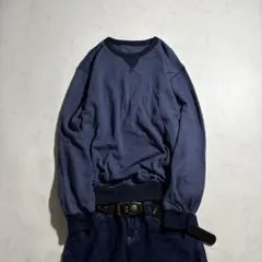 old UNIQLO Border Sweatshirt ネイビー アーカイブ