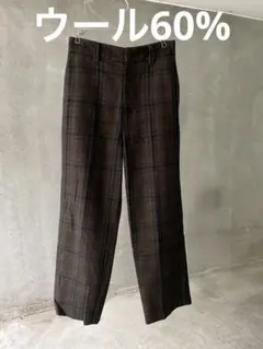値下げ　ビューティー&ユース　ユナイテッドアローズ　チェックパンツ
