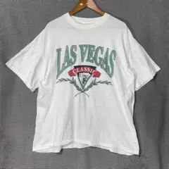 90s USA企画 LAS VEGAS トランプ ブラックジャック Tシャツ
