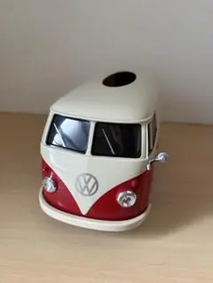 ショップ見本品　ティッシュケース　レッド