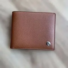 未使用　ダンヒル　メンズ二つ折り財布　キャメル色