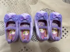 リトシー　ラプンツェル 紫色 スリッポン　リボンシューズ　13cm 14cmのサムネイル