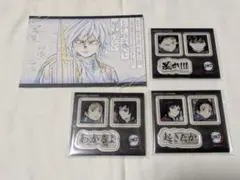 鬼滅の刃 ダイニング アクリルステッカーセット 3枚 ポストカード 冨岡義勇 ①