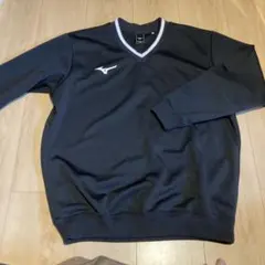 Mizuno ブラック Vネック 長袖ウェア　Mサイズ