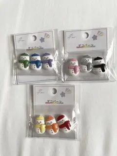 スノーマンデコレーションパーツ 3セット SnowMan