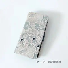 ✿5/1完成参考 smile flower 手帳型スマホケース ミナペルホネン