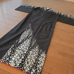 モザイク模様 黒　シルバー