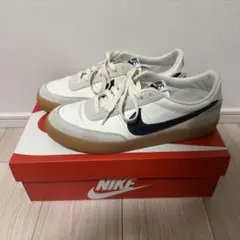 【美品】Nikeキルショット 2 レザー ホワイト/ネイビー スニーカー