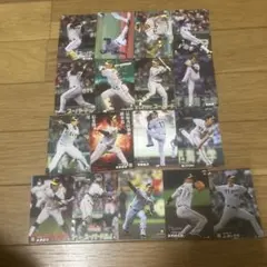 カルビー 阪神タイガース プロ野球チップス カード まとめ売り　17枚