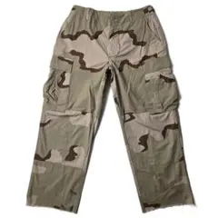 米軍実物デザートカモヘリンボーンBDUパンツ ボタンフライカーゴ リップストップのサムネイル