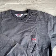 BENDAVIS グレー 長袖Tシャツ 胸ポケット付き