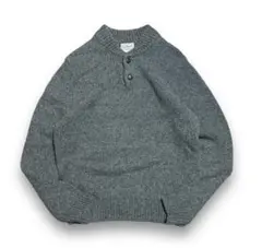 LL.Bean wool henry neck knit