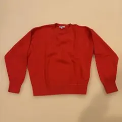 【美品】UNIQLO スムースコットンクルーネックセーター L