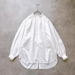 GAUZE# ♡新品 ラミーリネンアンティークレースアトリエブラウス