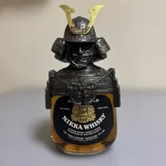 未使用 当時物！ ニッカウイスキー G&G ボトルカバー 武将 ボトルキャップ 武士 侍 鎧兜 NIKKA WHISKY レトロ ボトルケース 札幌 厚別店 ニッカウヰスキー G&G 甲冑 ボトル ウイスキー NIKKA 鎧 ボトルカバー