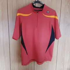 Wilson 赤 半袖 Tシャツ ジッパー付きのサムネイル