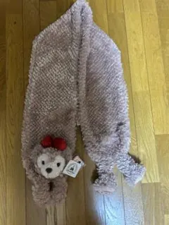 【激レア！】香港ディズニーランド限定 シェリーメイ フード付きマフラー Disney - ダッフィー&フレンズ シェリーメイ マフラー フード