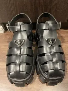 PRADAモノリスサンダルBLACK size/7