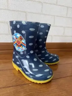アンパンマン 長靴 14.0cm ネイビー水玉