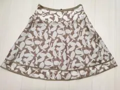 ROPE ロペ ミニスカート サイズ7 S レディース ブラウン フレア