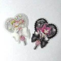 映画　キミとアイドルプリキュア♪ うちわ型クリアカード　ズキューン・キッス