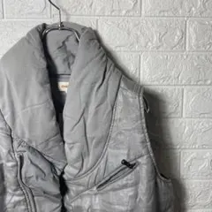 DIESELグレー 中綿ポリベスト タグ付きSサイズ 【979】のサムネイル