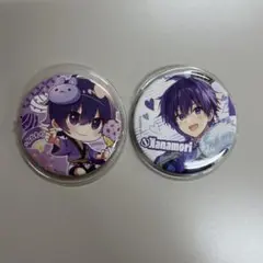 ななもり缶バッジセット クラファンポストカード すと学缶バッジ2個 ななもり缶バッジセット クラファンポストカード すと学缶バッジ