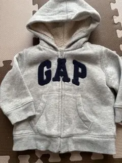 GAP フード付きパーカー グレー6month-12month