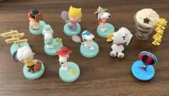 スヌーピー フィギュア　マスコット　セット