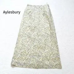 アリスバーリー Aylesbury フレアスカート ロング丈 花柄 綿100%のサムネイル