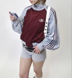WHO'S WHO galleryトラックジャケット ボルドー FREESIZEのサムネイル