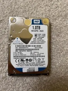 WD 1TB 内蔵型ハードディスクドライブ WD10JPVX-08JC3