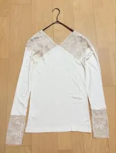 THEATRE PRODUCTS レーストップス　カットソー　長袖のサムネイル