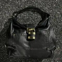 00’s archive “南京鍵” real leather hand bag