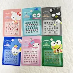 キャラクター ネイルシール 6パックセット
