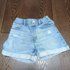 UNIQLOデニムショートパンツ ダメージ