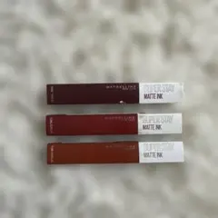 メイベリンニューヨーク SUPERSTAY Matte ink 3本セット