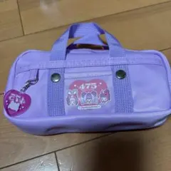 しなこ　ポーチ　モンチッチ　しなこちゃん　コラボ スクバ風ポーチ