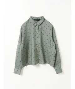 mizuiro ind ドットボックスショートシャツ