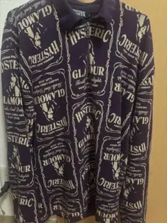HYSTERIC GLAMOUR 長袖ポロシャツ L 紫