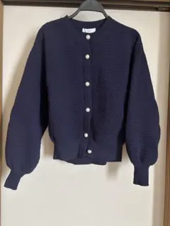 ディスコート　カーディガン　ネイビー