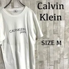 古着 Calvin Klein Jeans 半袖Tシャツ サイズM ホワイト