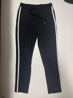 WEGO サイドライン ラインパンツ ブラック 黒